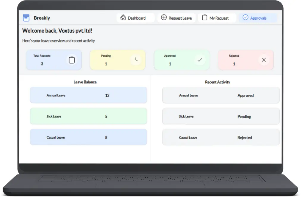 Leave Request Management App